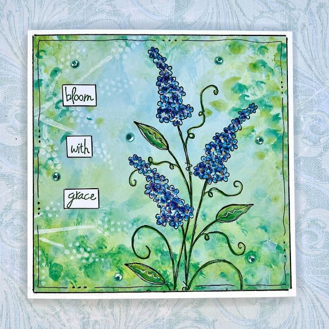 PaperArtsy - Kay Carley 68 - Rubber Cling Mounted Stamp Set