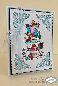 Creative Expressions - Woodware - Clear Stamps - A6 - Woodware - Françoise Read - Snowman Gift