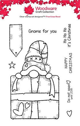 Woodware - Clear Stamps - A6 - Gnome Gift