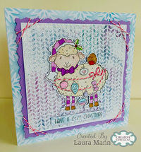 Creative Expressions - Woodware - Clear Stamps - A6 - Woodware - Françoise Read - Ewe Christmas