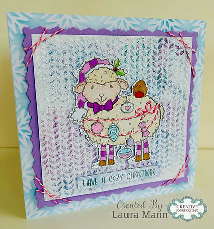 Creative Expressions - Woodware - Clear Stamps - A6 - Woodware - Françoise Read - Ewe Christmas