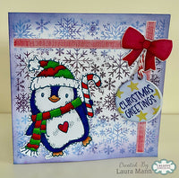 Creative Expressions - Woodware - Clear Stamps - A6 - Woodware - Françoise Read - Snowflake Shower