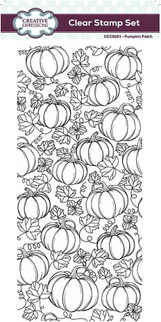 Creative Expressions - DL - Clear Stamp Set - Jamie Rodgers - Autumn Collection - Pumpkin Patch