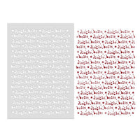Polkadoodles - 6 x 6 Stencil - Jingle Bells Text