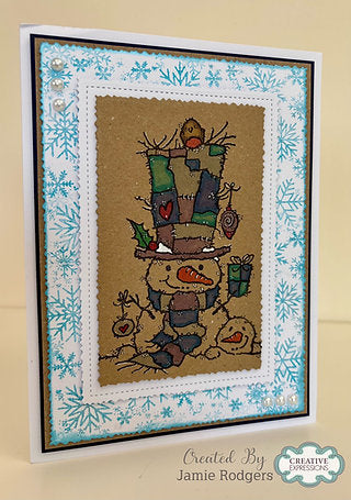 Creative Expressions - Woodware - Clear Stamps - A6 - Woodware - Françoise Read - Snowflake Shower