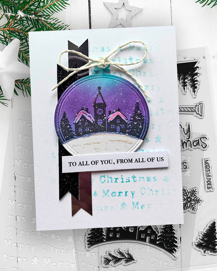 Polkadoodles - Clear Polymer Stamp Set - A6 - Letters to the North Pole