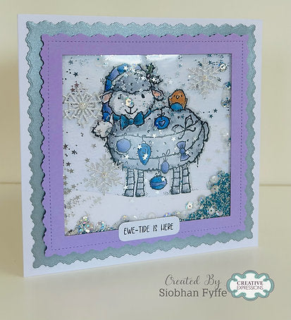 Creative Expressions - Woodware - Clear Stamps - A6 - Woodware - Françoise Read - Ewe Christmas