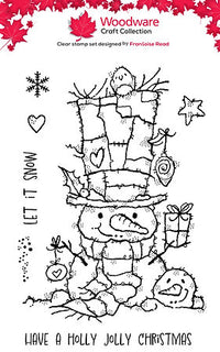 Creative Expressions - Woodware - Clear Stamps - A6 - Woodware - Françoise Read - Snowman Gift