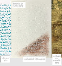 Polkadoodles - 6 x 6 Stencil - Jingle Bells Text