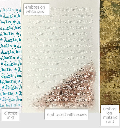 Polkadoodles - 6 x 6 Stencil - Jingle Bells Text
