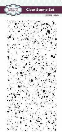 Creative Expressions - DL - Clear Stamp Set - Jamie Rodgers - Autumn Collection - Splatter