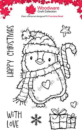 Creative Expressions - Woodware - Clear Stamps - A6 - Woodware - Françoise Read - Dancing Penguin