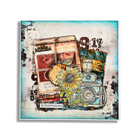 AALL & Create - A7 - Clear Stamps - 1230 - Bipasha BK - Retro Scripts