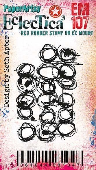 PaperArtsy - Seth Apter Mini 107 - Rubber Cling Mounted Stamp Set