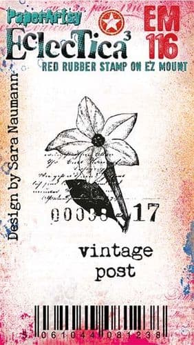 PaperArtsy - Eclectica Mini 116 - Sara Naumann - Rubber Cling Mounted Stamp Set