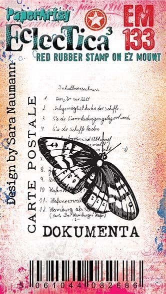 PaperArtsy - Eclectica Mini 133 - Sara Naumann - Rubber Cling Mounted Stamp Set