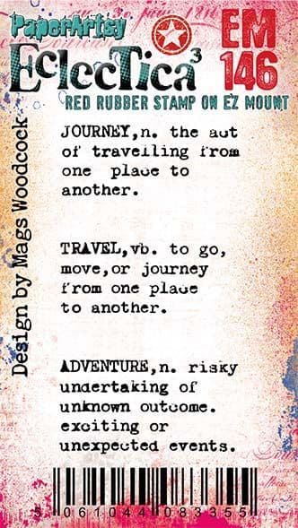 PaperArtsy - Mags Woodcock Mini 146 - Rubber Cling Mounted Stamp Set - PREORDER