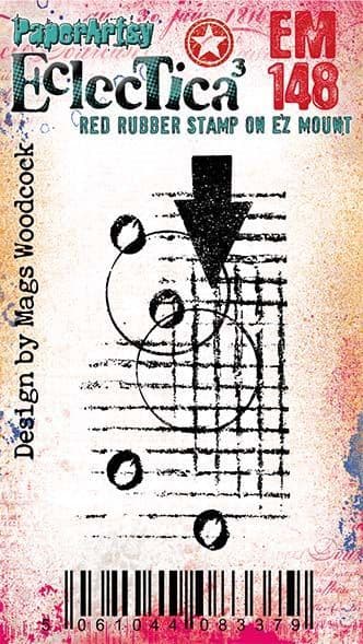 PaperArtsy - Mags Woodcock Mini 148 - Rubber Cling Mounted Stamp Set - PREORDER