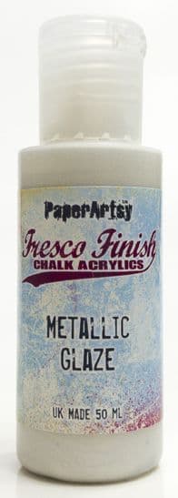 PaperArtsy - Fresco Chalk Paint - Metallic Glaze