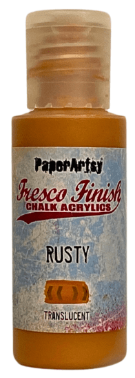 PaperArtsy - Fresco Chalk Paint - Seth Apter - Rusty