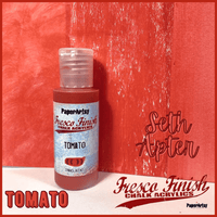 PaperArtsy - Fresco Chalk Paint - Seth Apter - Tomato