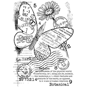 Woodware - Clear Stamps - A6 - Paper Nib Butterfly