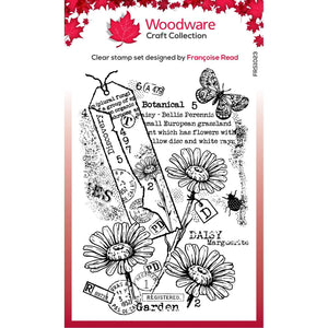 Woodware - Clear Stamps - A6 - Garden Daisies