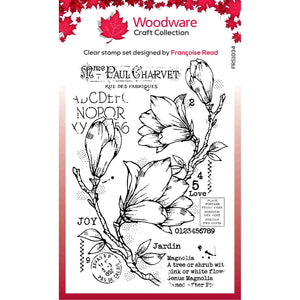 Woodware - Clear Stamps - A6 - Spring Magnolia