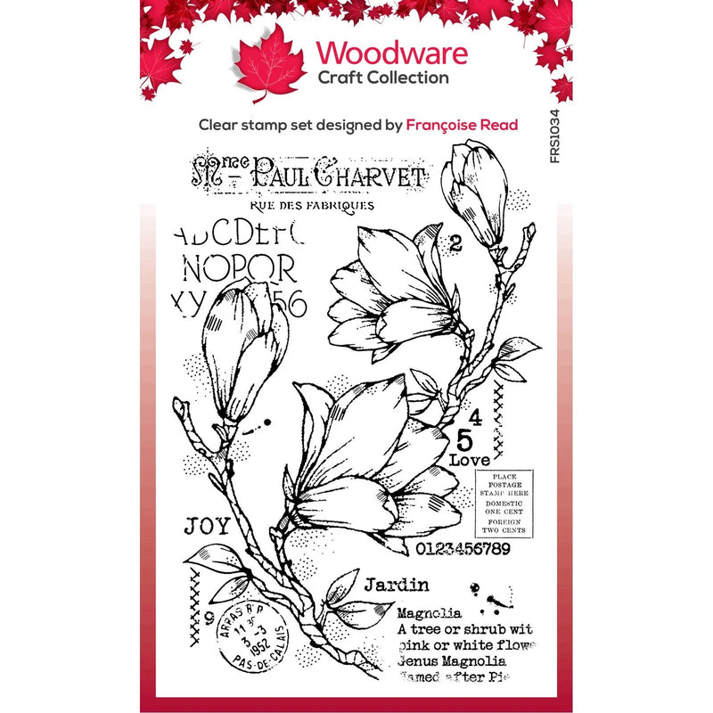 Woodware - Clear Stamps - A6 - Spring Magnolia