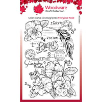 Woodware - Clear Stamps - A6 - Viola