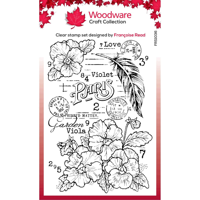 Woodware - Clear Stamps - A6 - Viola