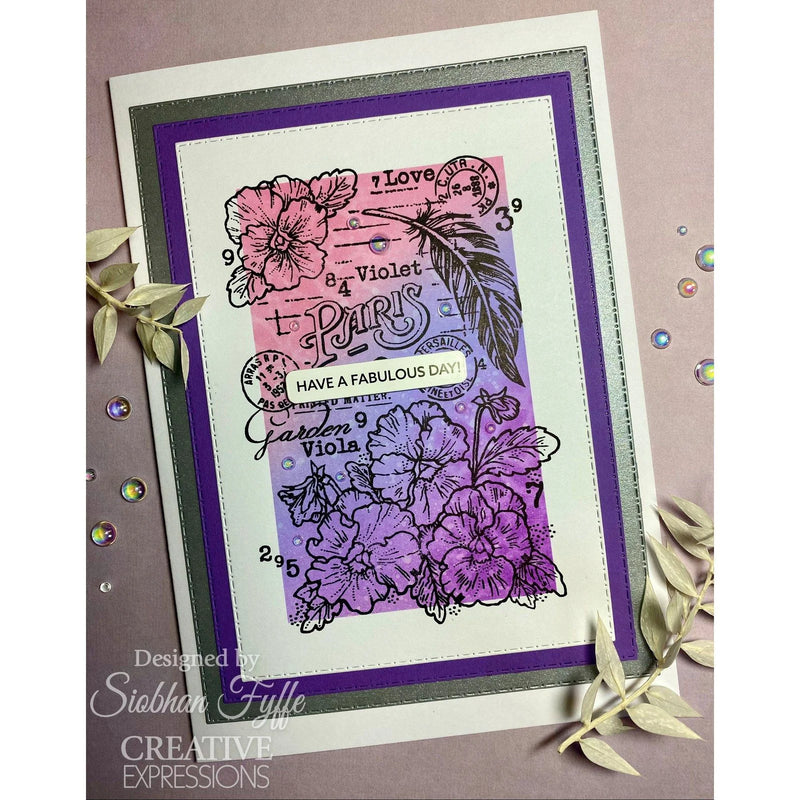 Woodware - Clear Stamps - A6 - Viola