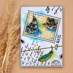 Woodware - Clear Stamps - A6 - Flying Birds