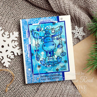 Woodware - Clear Stamps - A6 - Moose Christmas