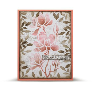 AALL & Create - Stencil - 6x6 - Autour De Mwa - PC-239 - Magnolia Sway