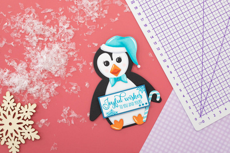 Crafter's Companion - Stamp & Die Set - Jolly Penguin
