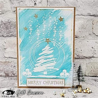 Visible Image - A6 - Clear Polymer Stamp Set - Sketched Christmas Trees