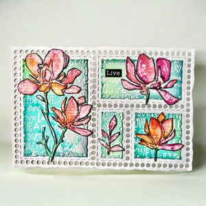 AALL & Create - Stencil - 6x6 - Autour De Mwa - PC-239 - Magnolia Sway