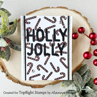 Studio Light - Sweet Stories - Clear Stamp Set - Holly Jolly