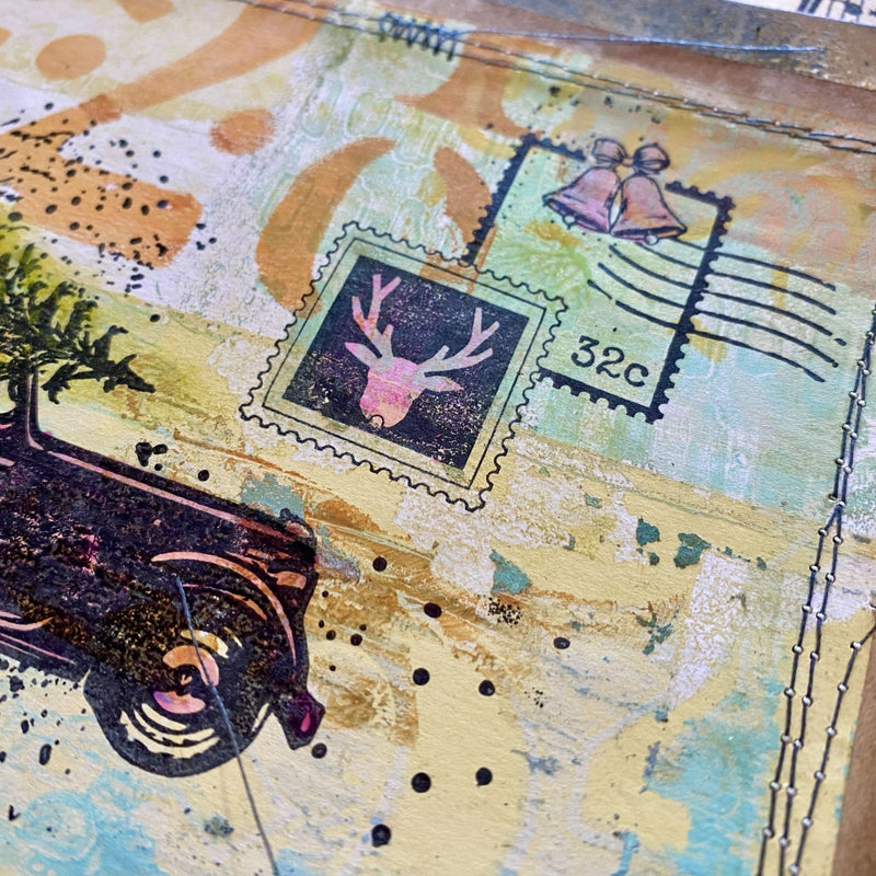 PaperArtsy - Hot Picks XMAS 10 - Rubber Cling Mounted Stamp Set