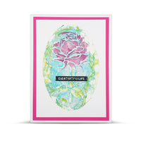 AALL & Create - Stencil - 6x6 - Autour De Mwa - PC-240 - Wild Rose