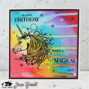 Visible Image - A6 - Clear Polymer Stamp Set - Magical Unicorn