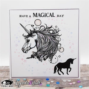 Visible Image - A6 - Clear Polymer Stamp Set - Magical Unicorn