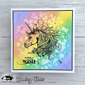 Visible Image - A6 - Clear Polymer Stamp Set - Magical Unicorn