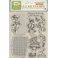 Stamperia - A5 - Clear Stamp Set - Hidden Grove - Gnome