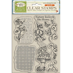 Stamperia - A5 - Clear Stamp Set - Hidden Grove - Gnome