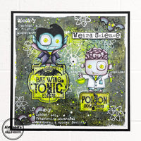 AALL & Create - A7 - Clear Stamps- 957 - Janet Klein - Weird Science