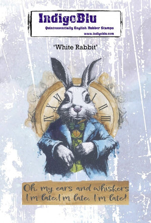 IndigoBlu - Cling Mounted Stamp - A6 - White Rabbit