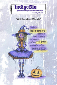 IndigoBlu - A6 - Cling Mounted Stamp - Witch Called Wanda