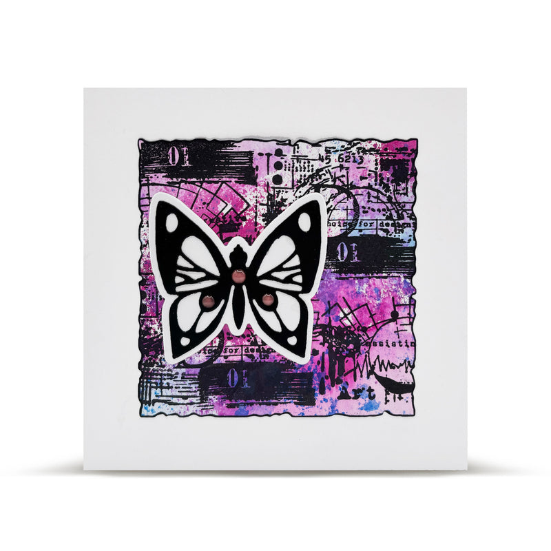 AALL & Create - A7 - Clear Stamps - 1261 - Autour De Mwa - Stained Geometry